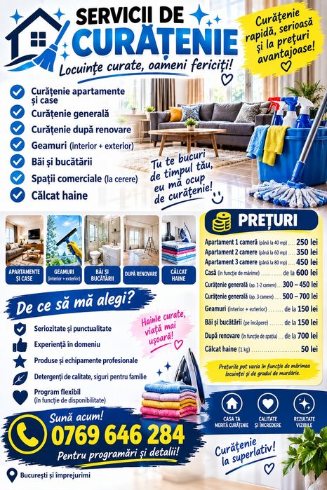 Pentru detalii sunați la Nr