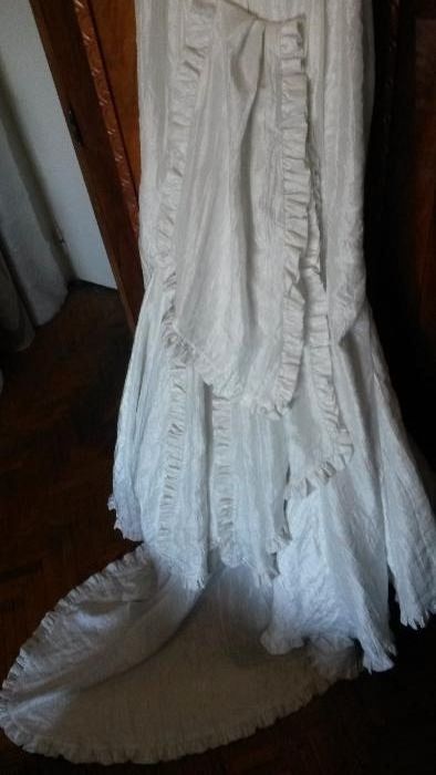 rochie mireasa sirena ivory cu pietre xs-34