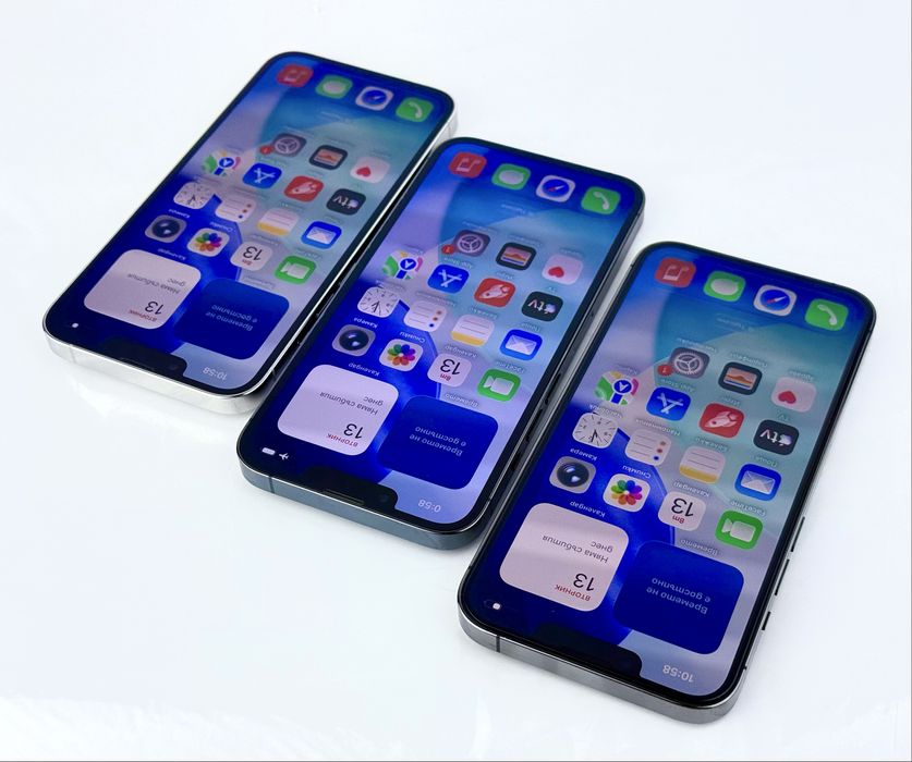 Apple iPhone 13 Pro 128GB Graphite / Green / Silver 100% Батерия!