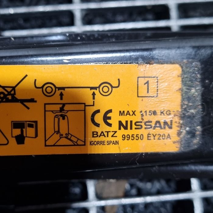 Cric Nissan Qashqai Facelift 2010 - 2013 (1592) CU CHEIE ROTI 99550EY20A Garantie