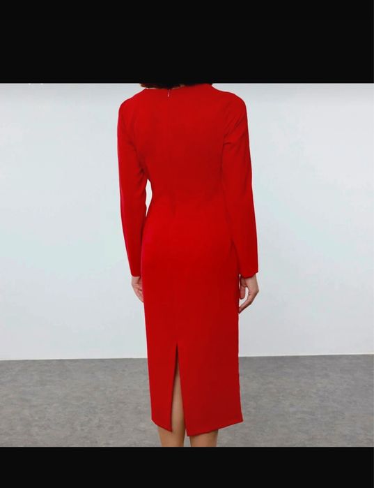 Rochie rosie casual