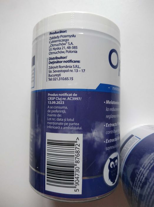 Jeleuri pentru somn cu aroma de cirese Optisomn, 60 bucati, Zdrovit