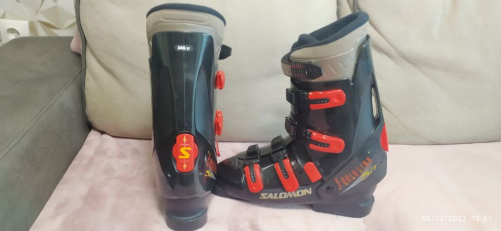 Намалени!!!Ски обувки Salomon, ,Ноrdica,Детски ски  със ски обувки