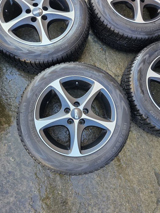 Jante 5 x 100 cu anvelope iarna 185 65 15