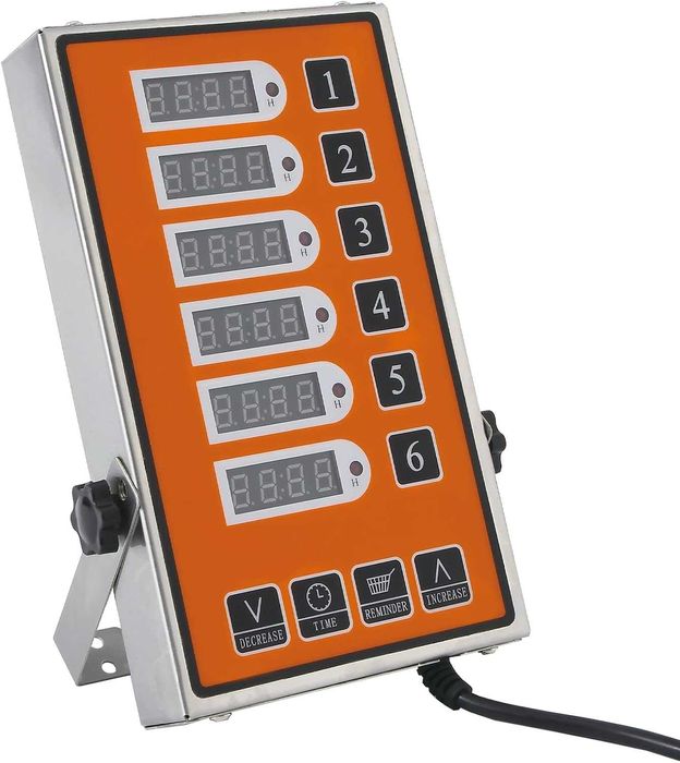 Шест канален кухненски таймер-дигитален с функция напомняне YOOYIST