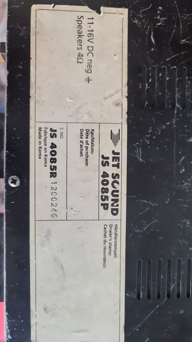 Amplificator auto JET SOUND JS 4085P / 200 WATT