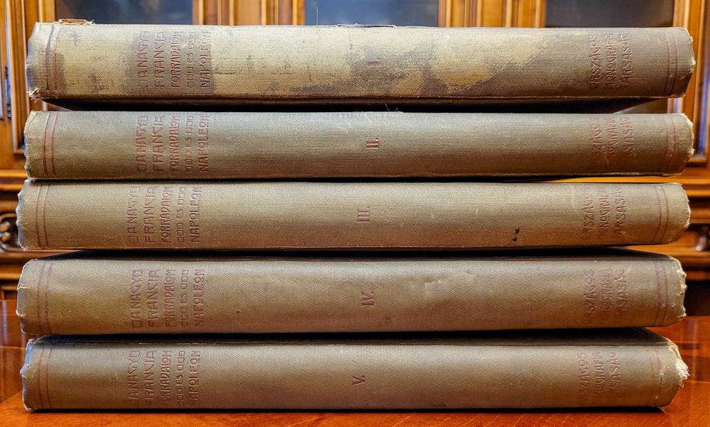 Set cărți vechi – A Nagy Francia Forradalom és Napóleon (5 volume)