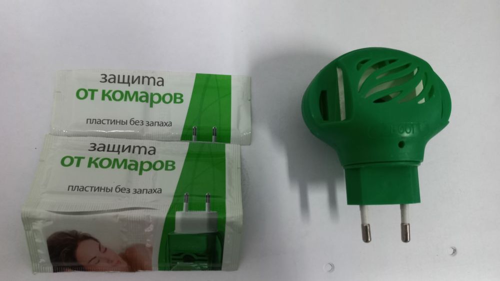 Продам  От Каморов и мух Адаптер с пластинами без запаха 500 тг.