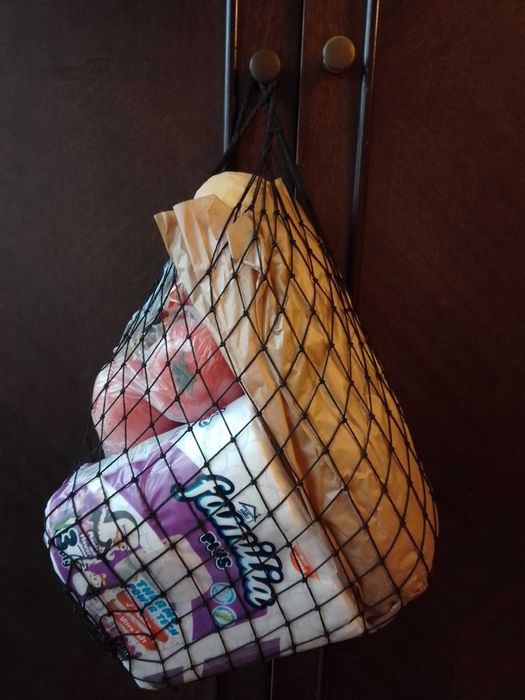 чанта пазарска плетена