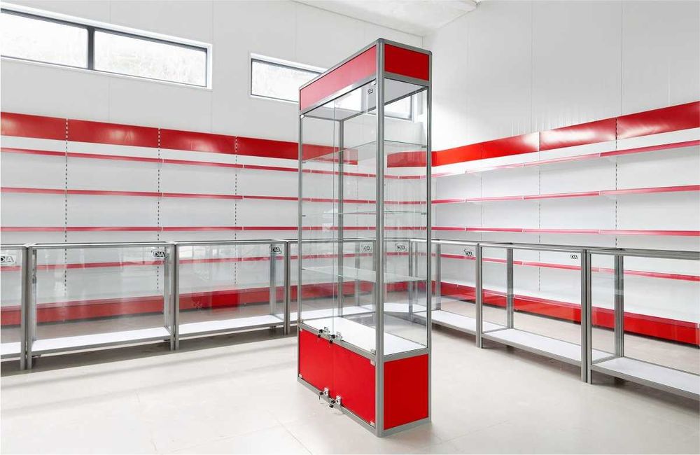 Прилавок витрина, стеклянная, metal oynaly vitrina va prilavkalar