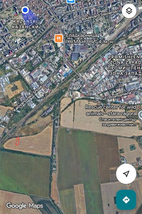 Продава се Парцел в Стара Загора, Казански - 2450 кв.м за 25 €/кв.м - Снимка #3