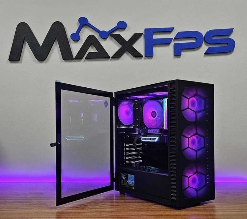 Геймърски компютър! RTX 5060TI 16GB / Intel i5-13400F / 32GB RAM - Нов