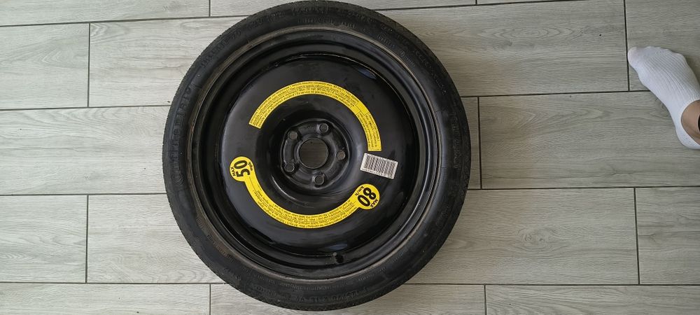 Roata rezerva slim R18 125/70 VW Golf 5 Continental