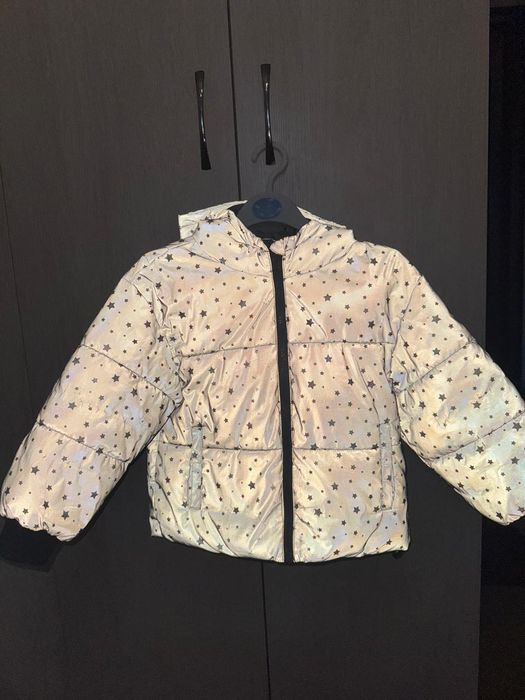 Куртка для девочки светоотражающая