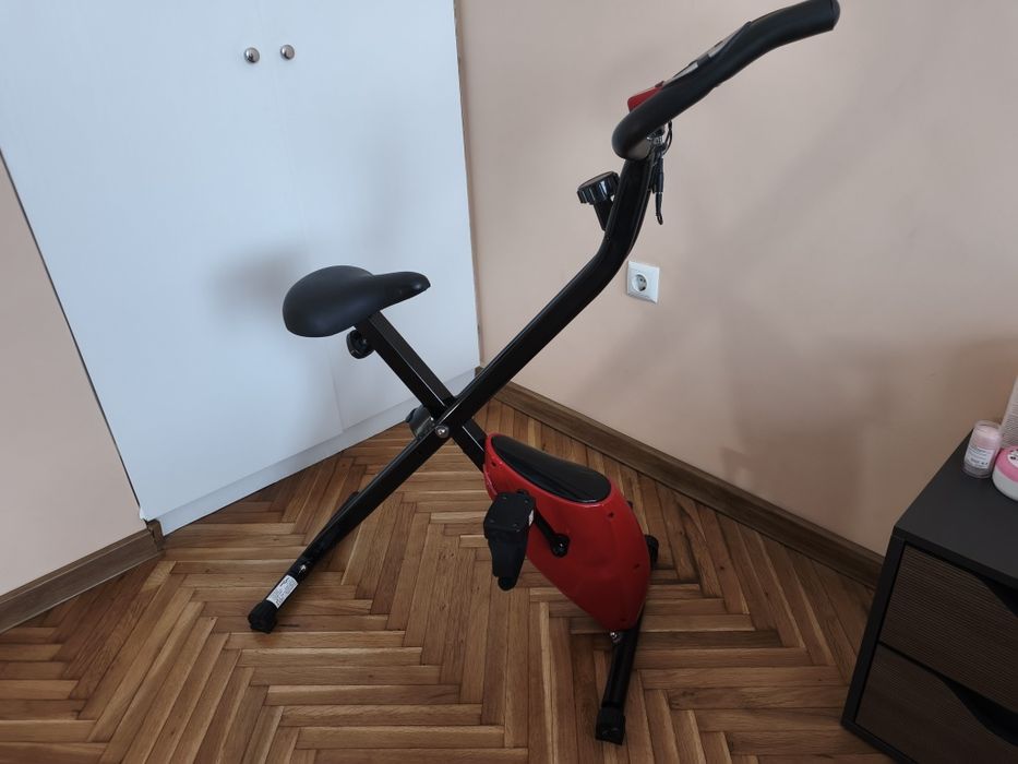 магнитен велотренажор X-bike с измерване на пулс