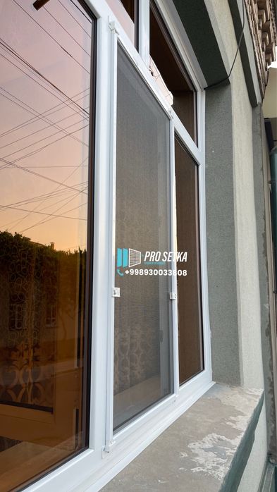 Москитные сетки на окна и двери | замер + установка | на заказ