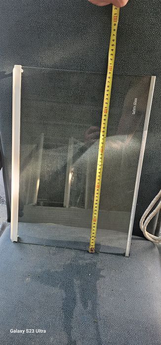 Raft poliță sticlă sertar plastic