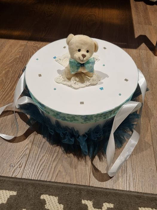 Trusou botez  , lumanare si costumas