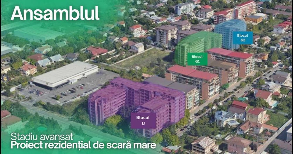Bloc G2 cu structura finalizata - zona Voluntari, Ilfov