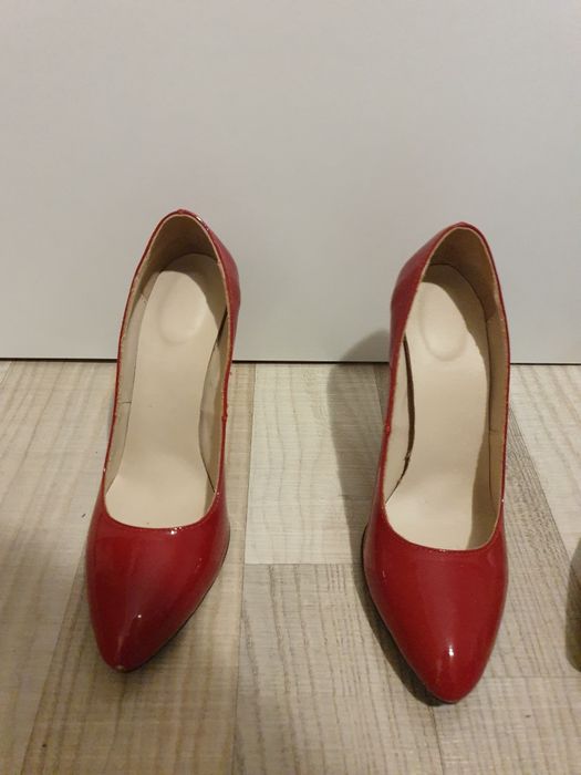 Pantofi din piele naturala, Stiletto