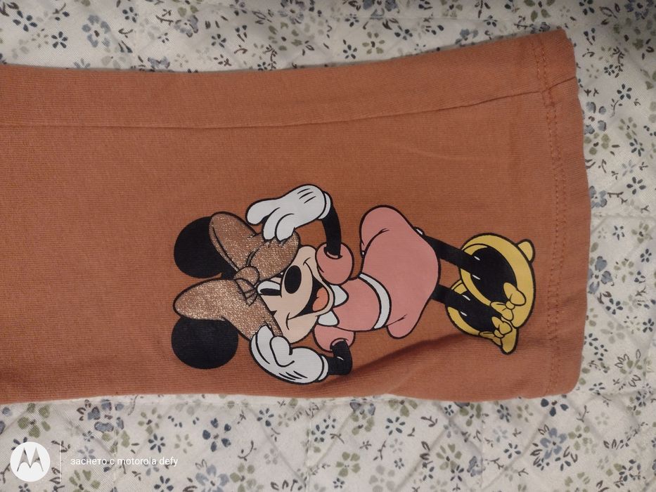 Мини Маус комплект за момиче 86-92 разме,Топъл комплект за бебе момиче