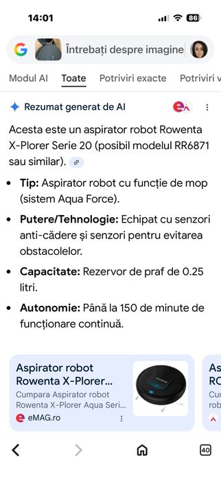Vand Aspirator Robot Rowenta