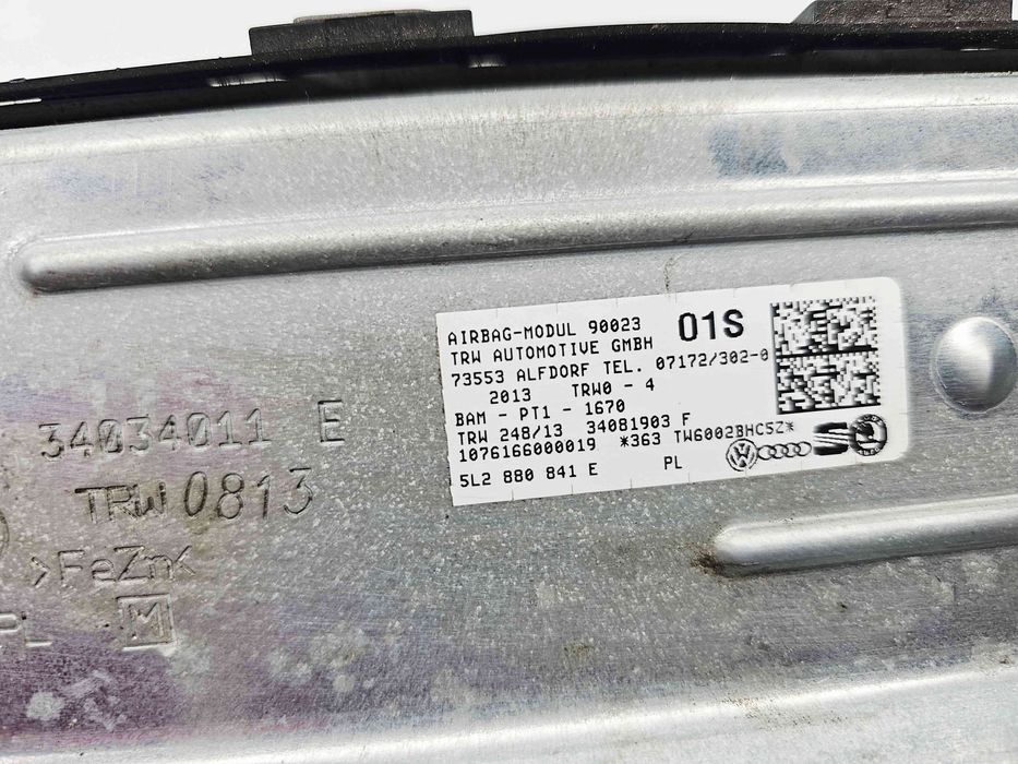 Airbag genunchi Skoda Yeti (5L) [Fabr 2009-2020] 5L2880841E