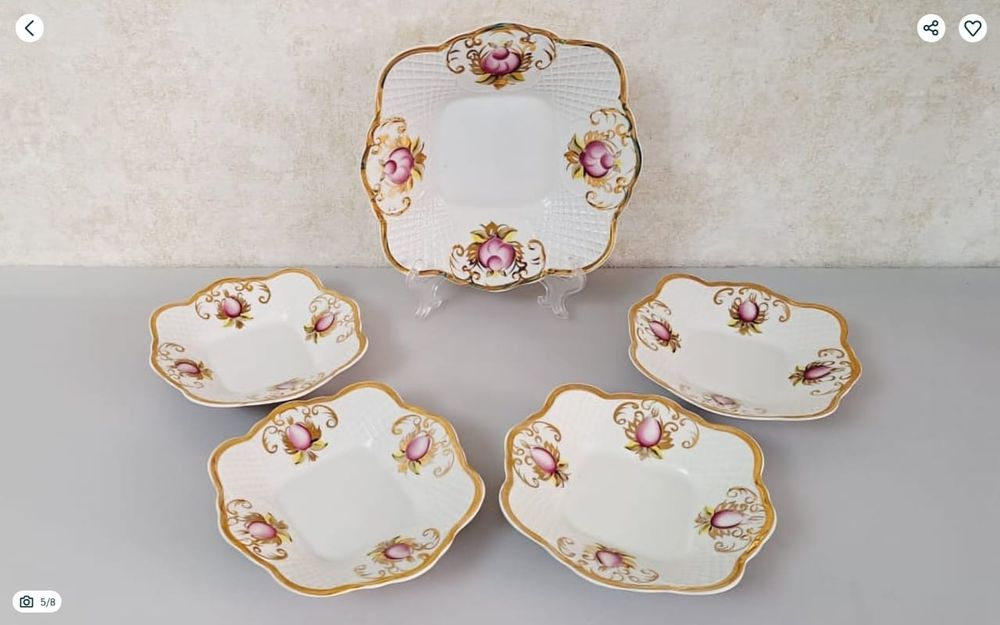 Набор десертных тарелок