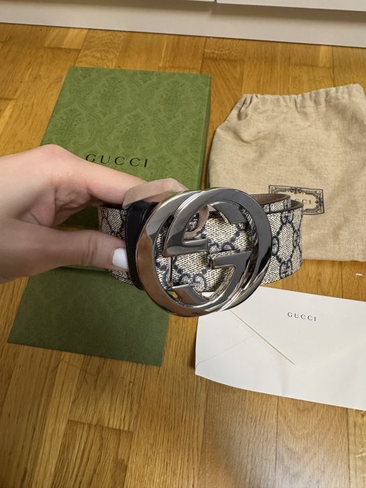 Curea Gucci Supreme Belt GG Blue