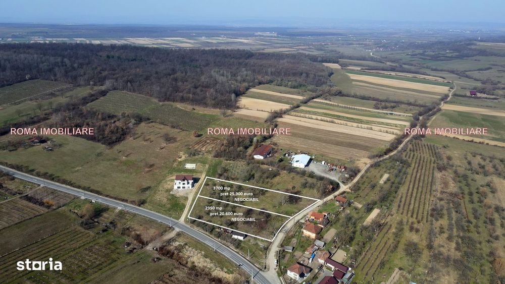 Teren intravilan Berchez 3700 mp+ 2950 mp Utilități 700€/ar NEGOCIABIL