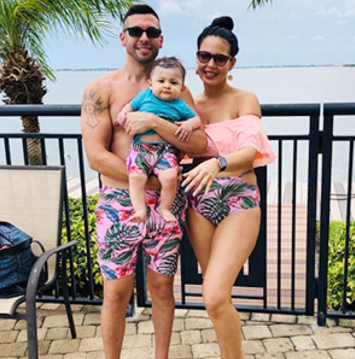 Set costum de baie mamă-fiica