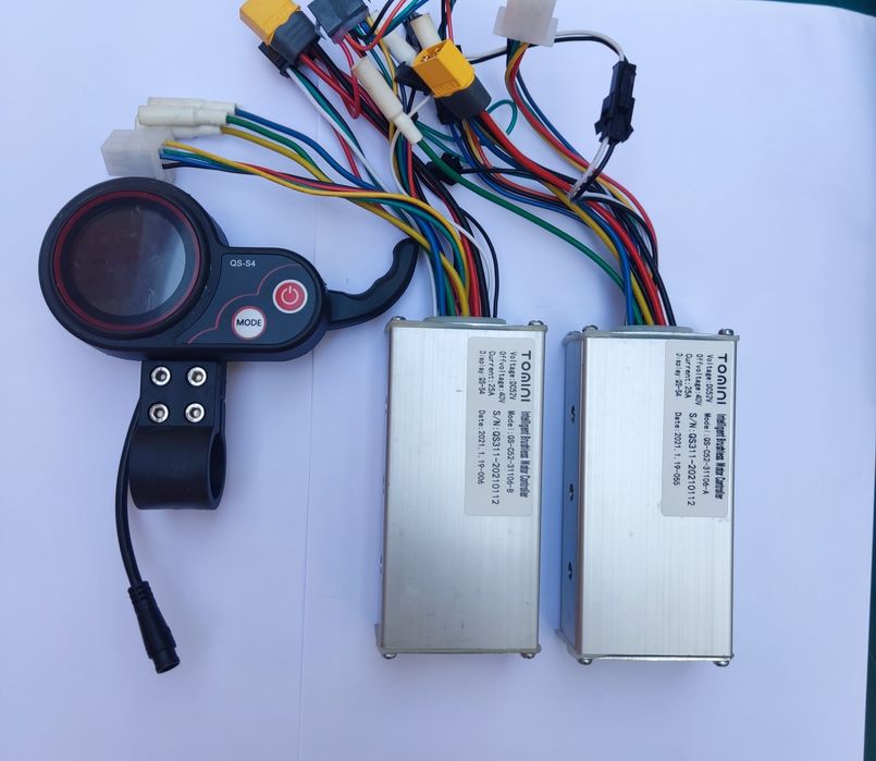 Controller universal 48v 52v 60v dual motor display set viteza 80-90km