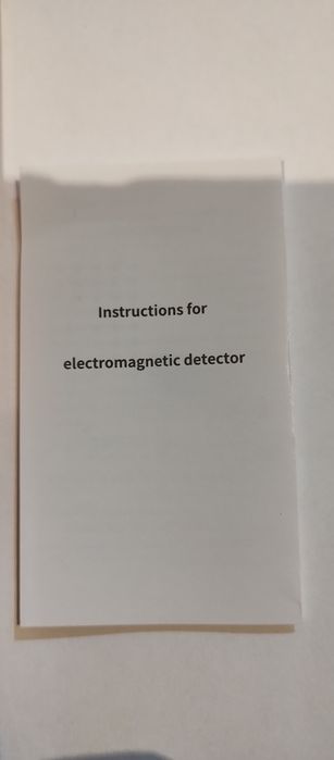 Detector electromagnetic 3 in 1