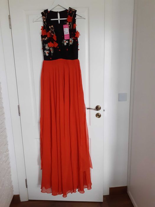 Rochie Fofy de seara eleganta cu broderie