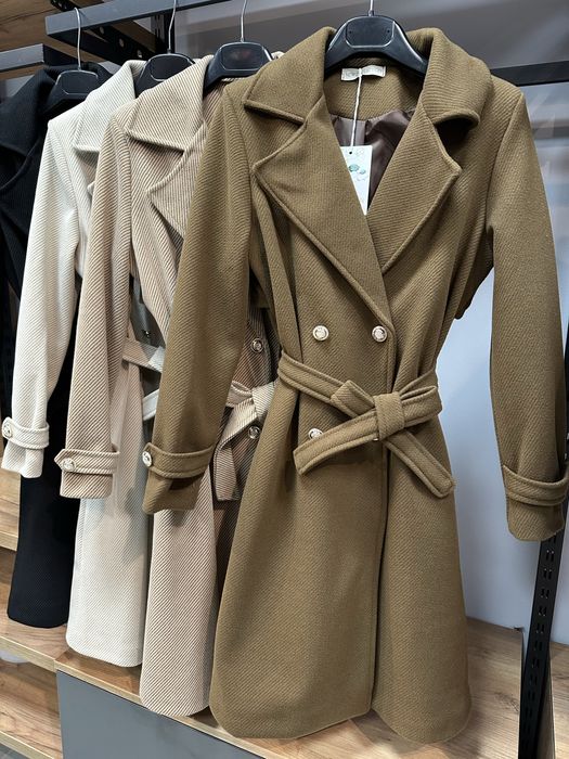 Дамско дълго палто 4 цвята