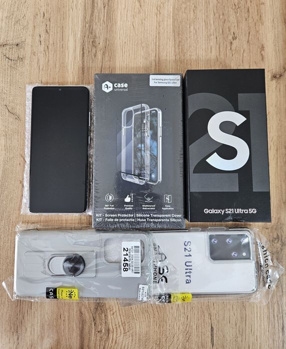 Samsung Galaxy S21 Ultra, 256GB, 12GB RAM, Dual sim,5G, Phantom Silver