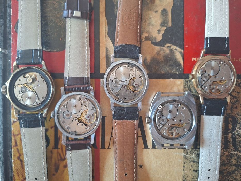 Lot ceasuri rusești Pobeda, Raketa, Vostok