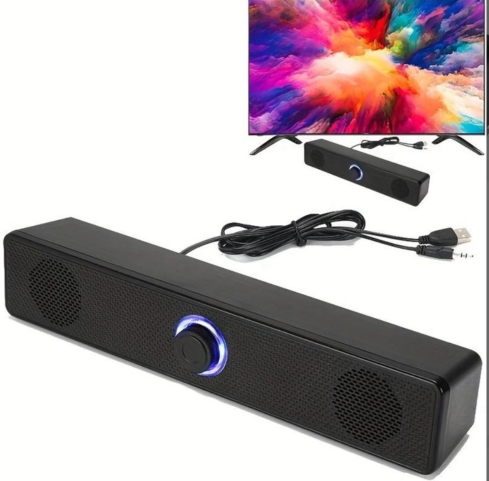 Саундбар для ПК и TV, Ноутбука!
2️⃣ Компьютерный саундбар (