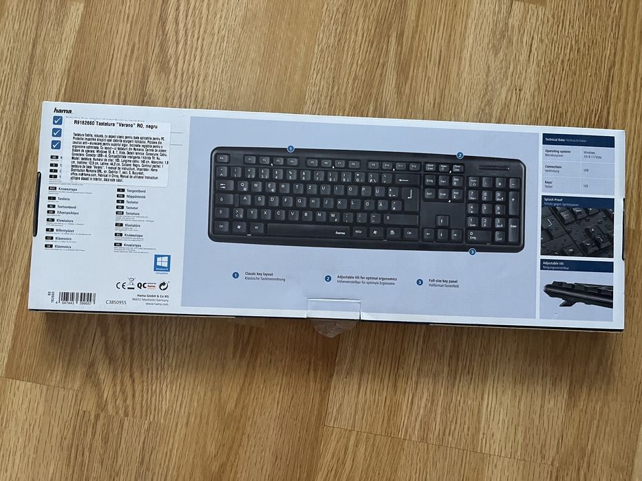 Tastatura HAMA cu fir