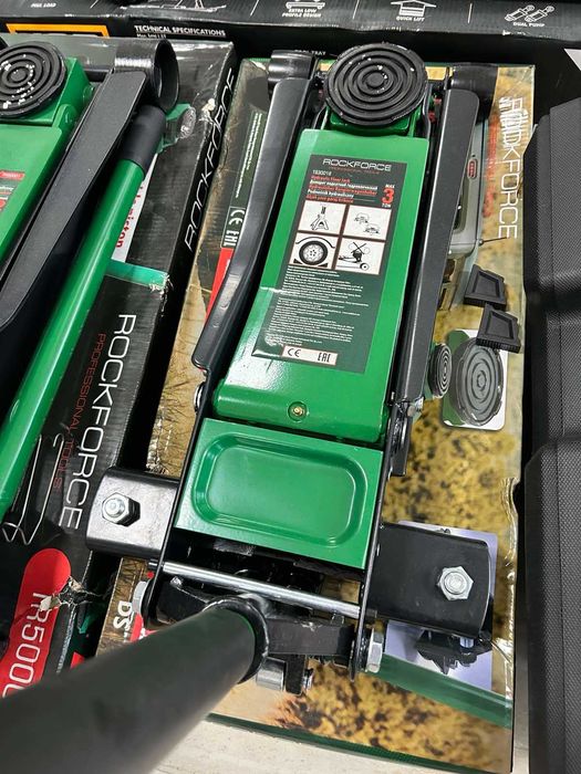 Крик хидравличен нископрофилен тип крокодил 75-510мм 3Т RockForce