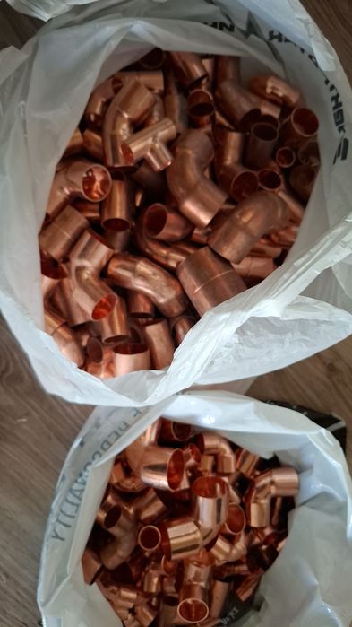 Медные фитинги новые