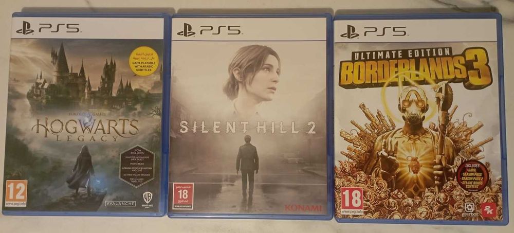 Silent Hill 2, Borderlands 3, Hogwarts Legacy