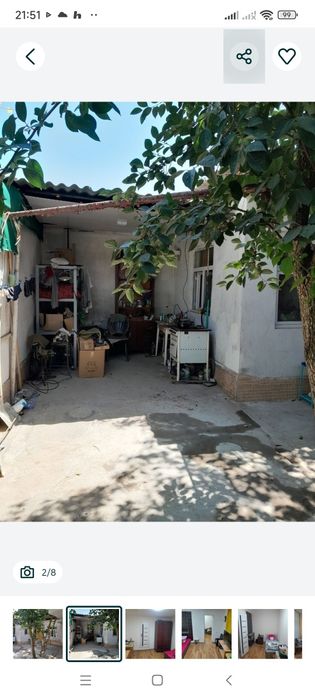 Продается. 1 сот. 3 комнаты паркентский.  50500 уе