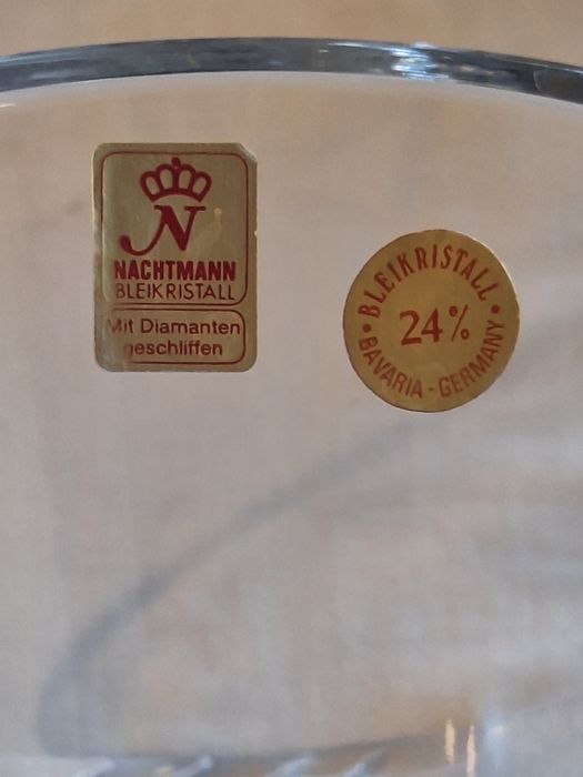 Вази Мурано кристал оникс