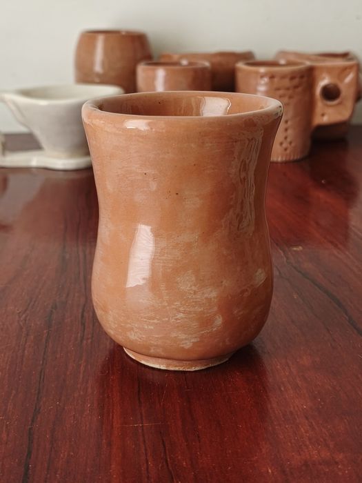 Cana, Mini Ghiveci Ceramic handmade, cana, pahar olărit NOU