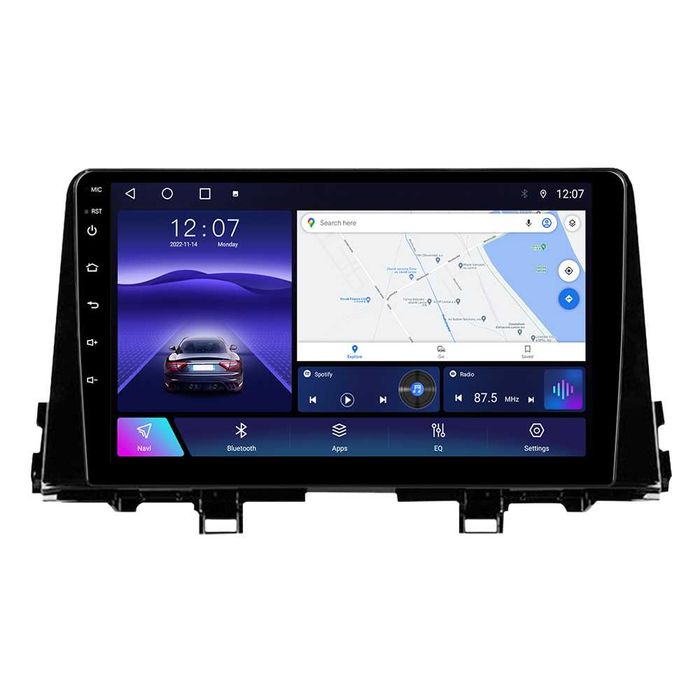Navigatie Android 14 Kia Picanto dupa 2017 1/8 Gb Waze CarPlay CAMERA