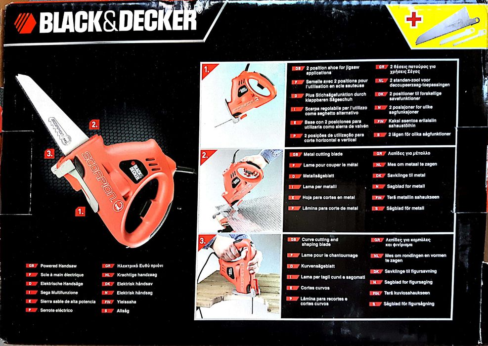 Електрически трион Black & Decker Scorpion KS890E