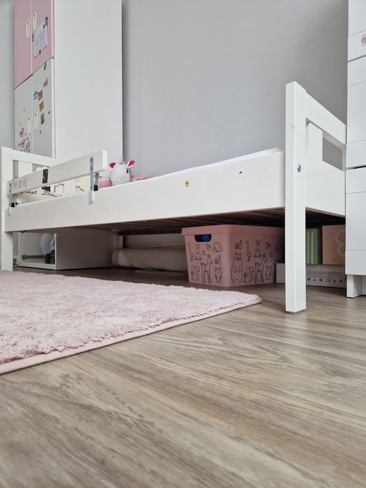 Pat copii IKEA cu saltea inclusă 70x160 cm # nefolosit