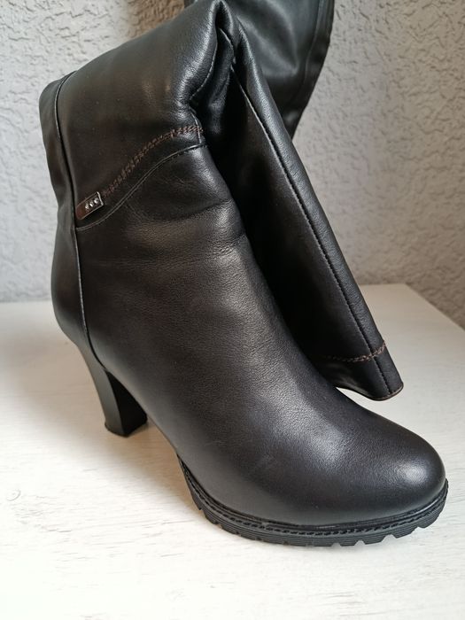 Сапоги    кожаные