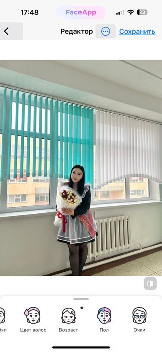 фартук школьный белый